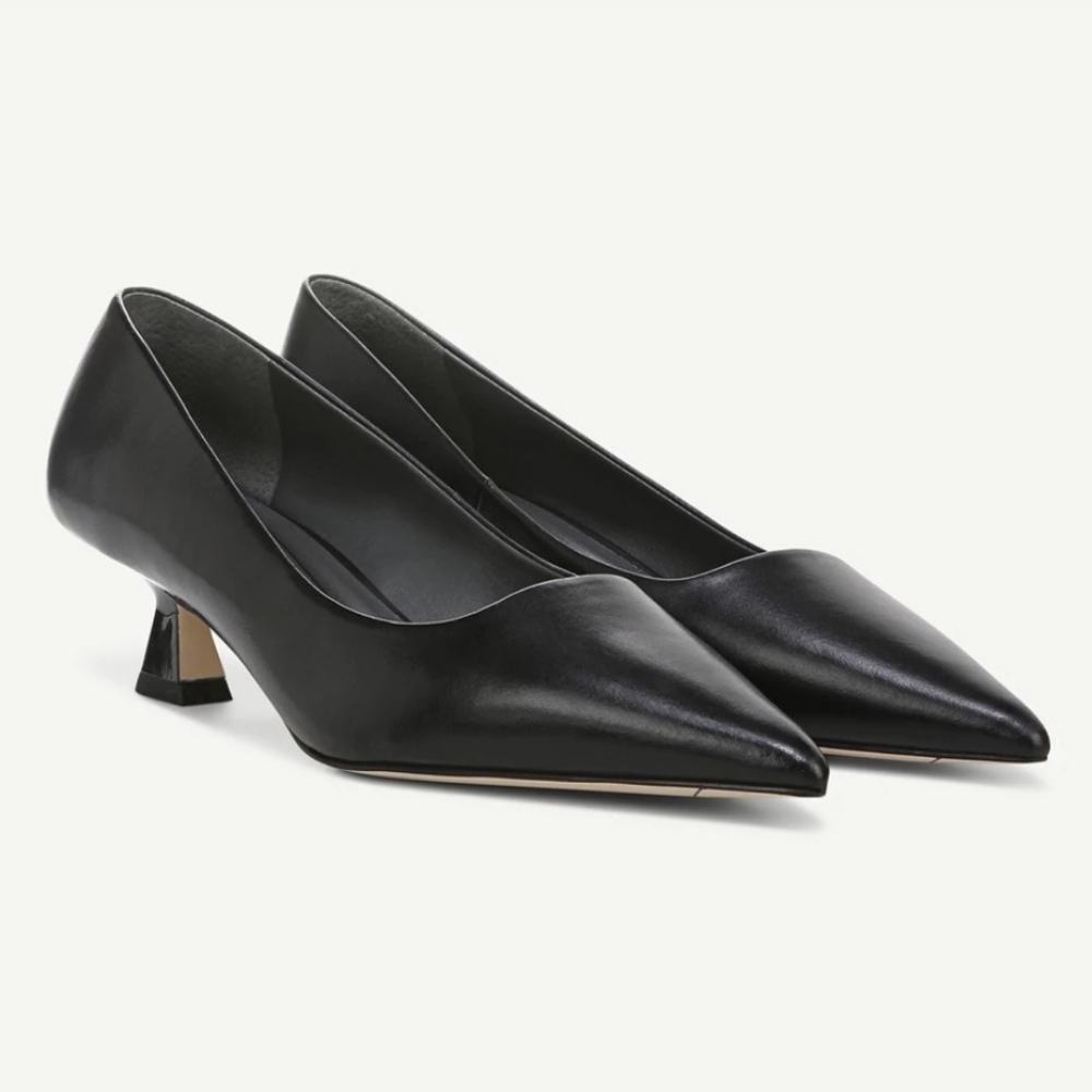 NEW Franco Sarto Darcy Black Women's Pumps size 9 Leather